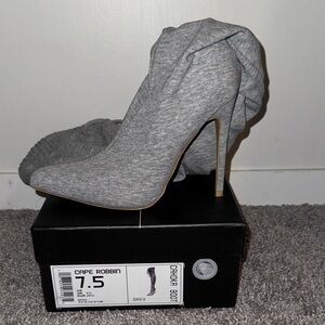Cape Robbin Grey Choka Thigh High Boots